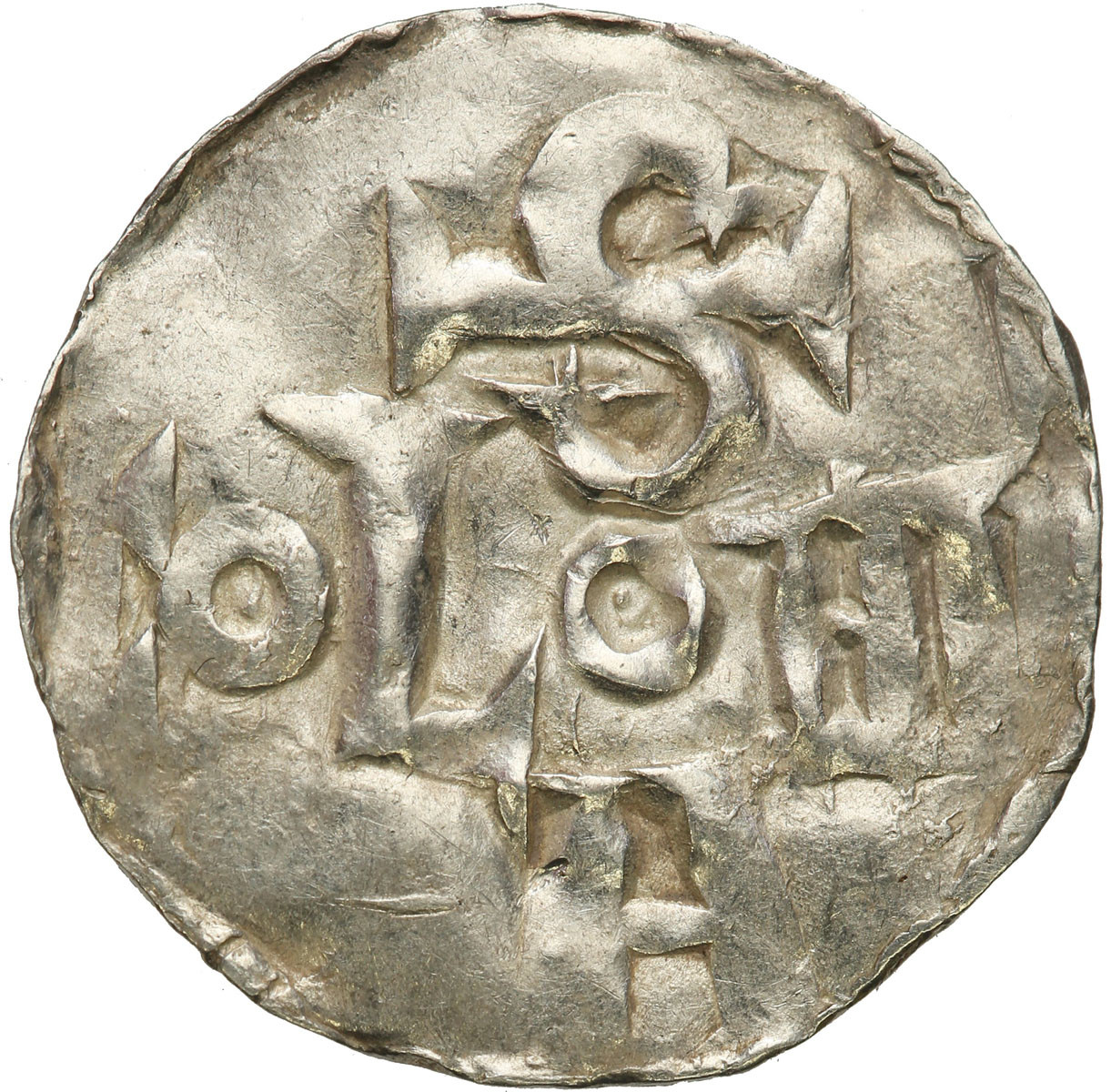 Niemcy, Dolna Lotaryngia – Kolonia. Otto III (983–1002). Denar 983-1002